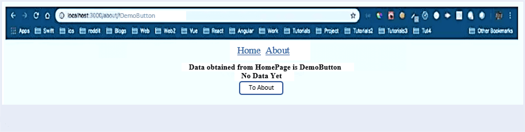 React Router Sibling Data Flow